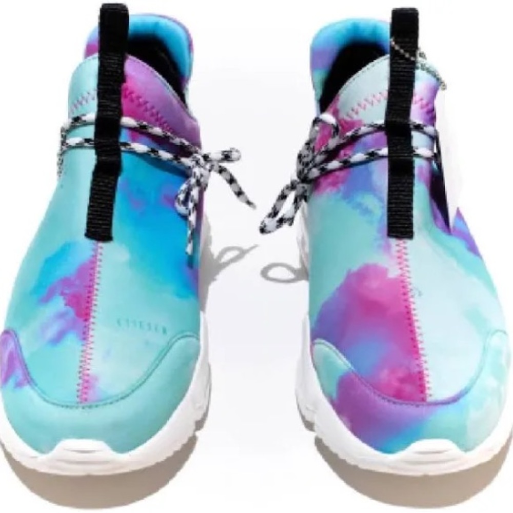 E11EVEN X JOHN GEIGER COLLAB TIE DYE 002 WOMEN’S  Sz 7 NEW